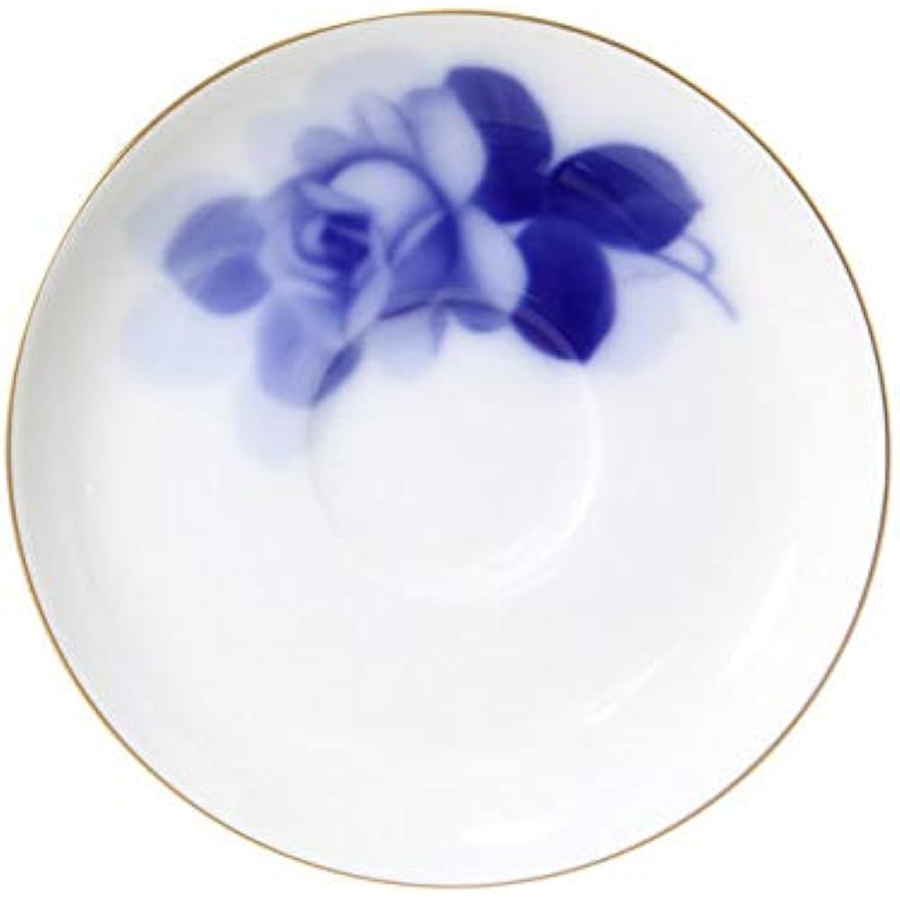 [Okura Toen Washi paper wrapping] Blue Rose Morning Cup & Saucer 8211/26C