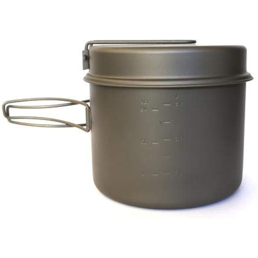 TOAKS Titanium 1600ml Pot with Pan by TOAKS