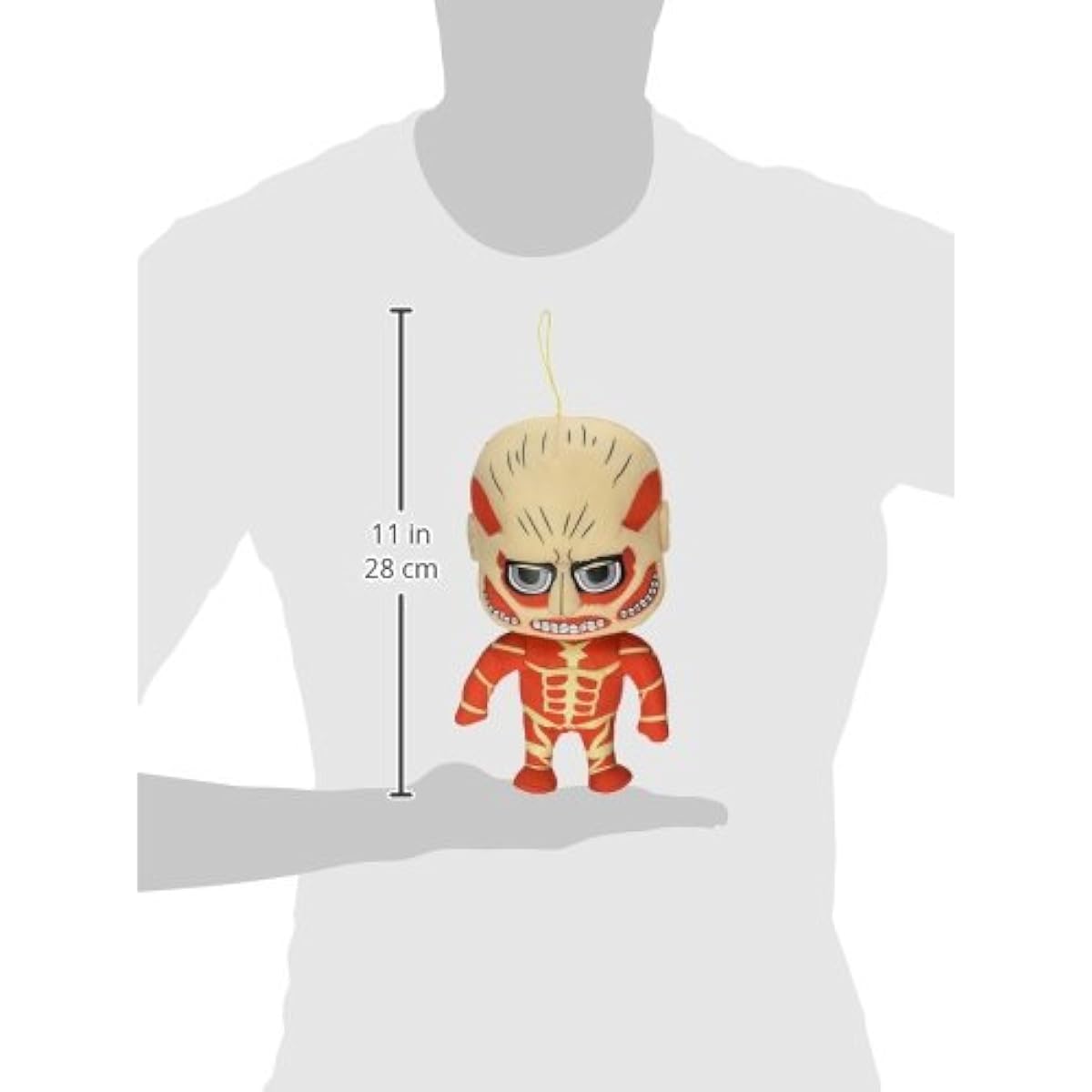 Attack on Titan Colossal Titan Plush Toy Approx. 22cm Parallel Import Product [Parallel Import Product]