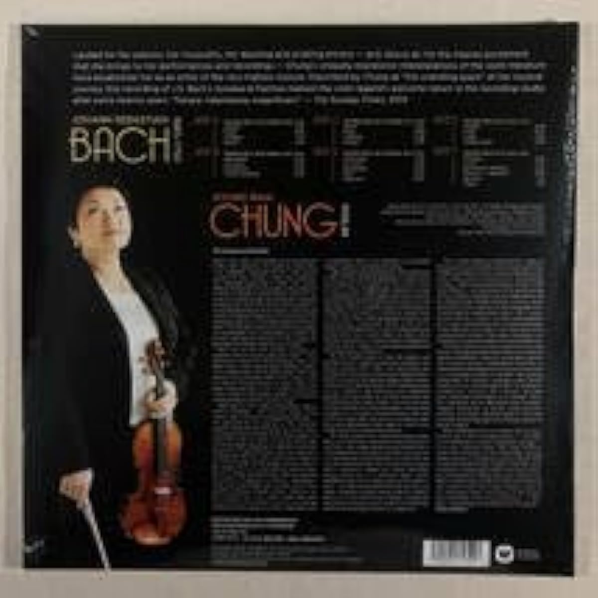 3LP Complete Collection Kyung Wha Chung BACH Solo Violin P EU Edition 180g Heavyweight Limited Edition Kyung Wha Chung BACH