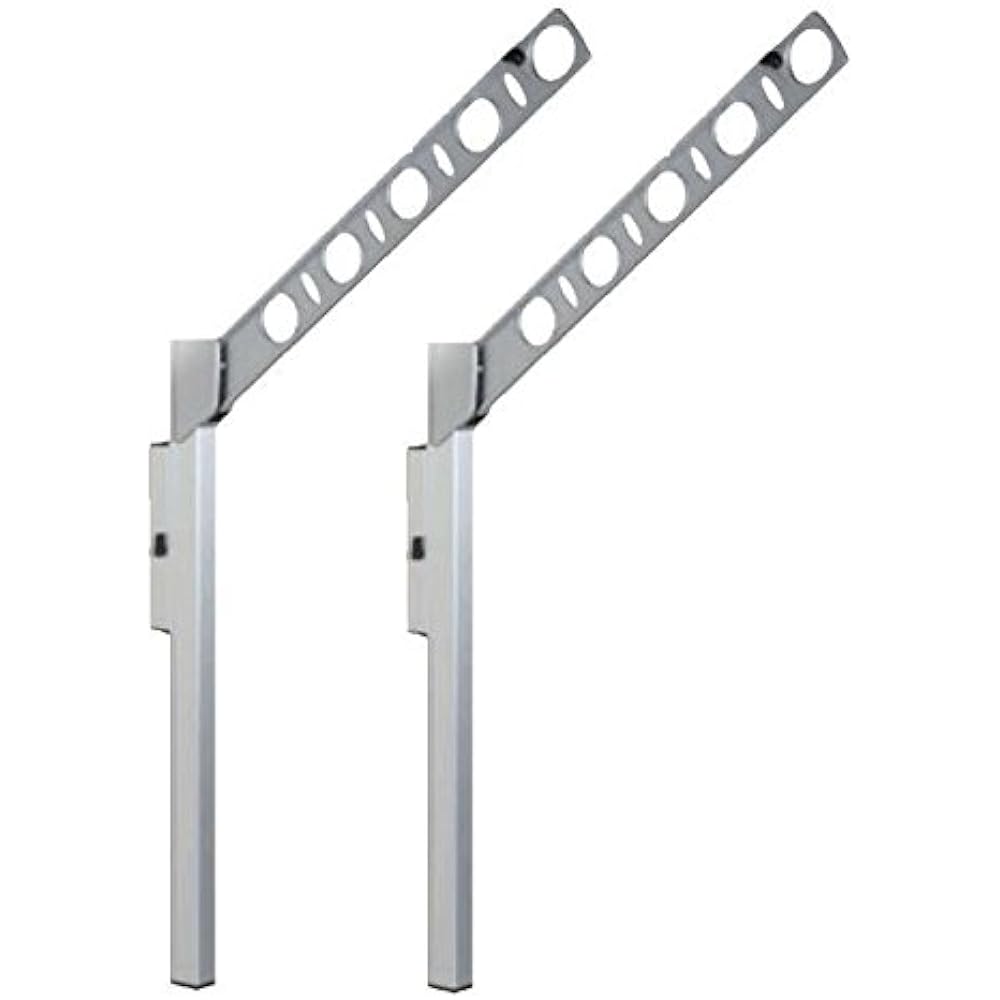DRY/WAVE Movable clothes drying hardware for waist wall Arm length 550mm SF55 Stainless steel collar