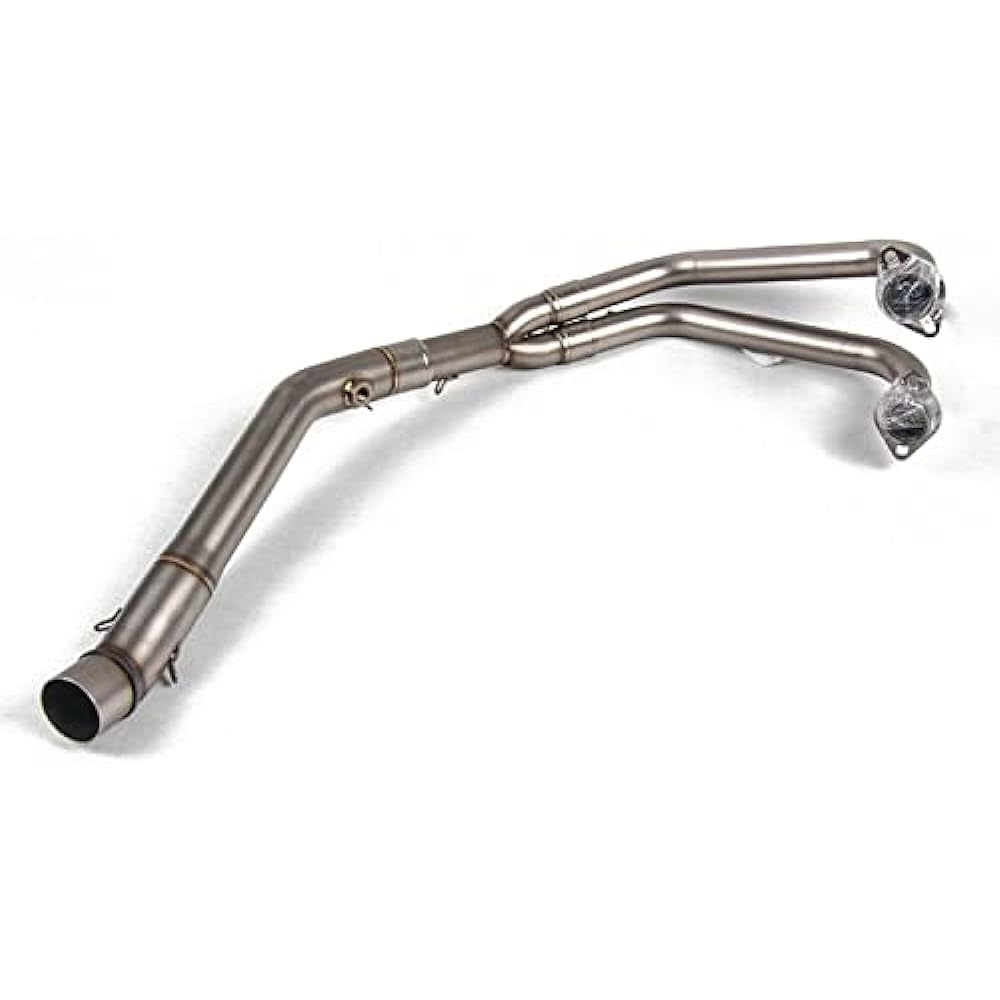 Motorcycle Exhaust Port Exhaust Pipe Intermediate Pipe Motorcycle Silencer Slip-on Muffler Motorcycle Muffler Full Exhaust YZF R25/R3 MT25/MT03 Applicable