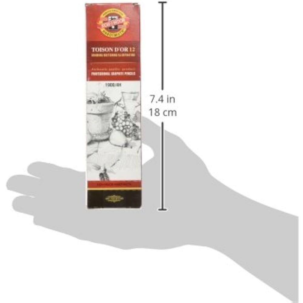 KOH-I-NOOR Graphite Pencil 1900 4H 12 in SET 190004H00509