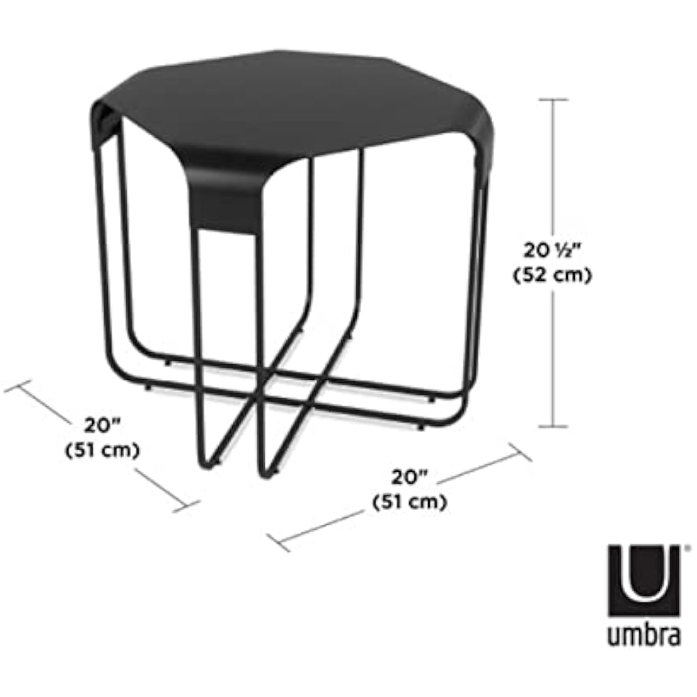 umbra side table black graph 21014254040