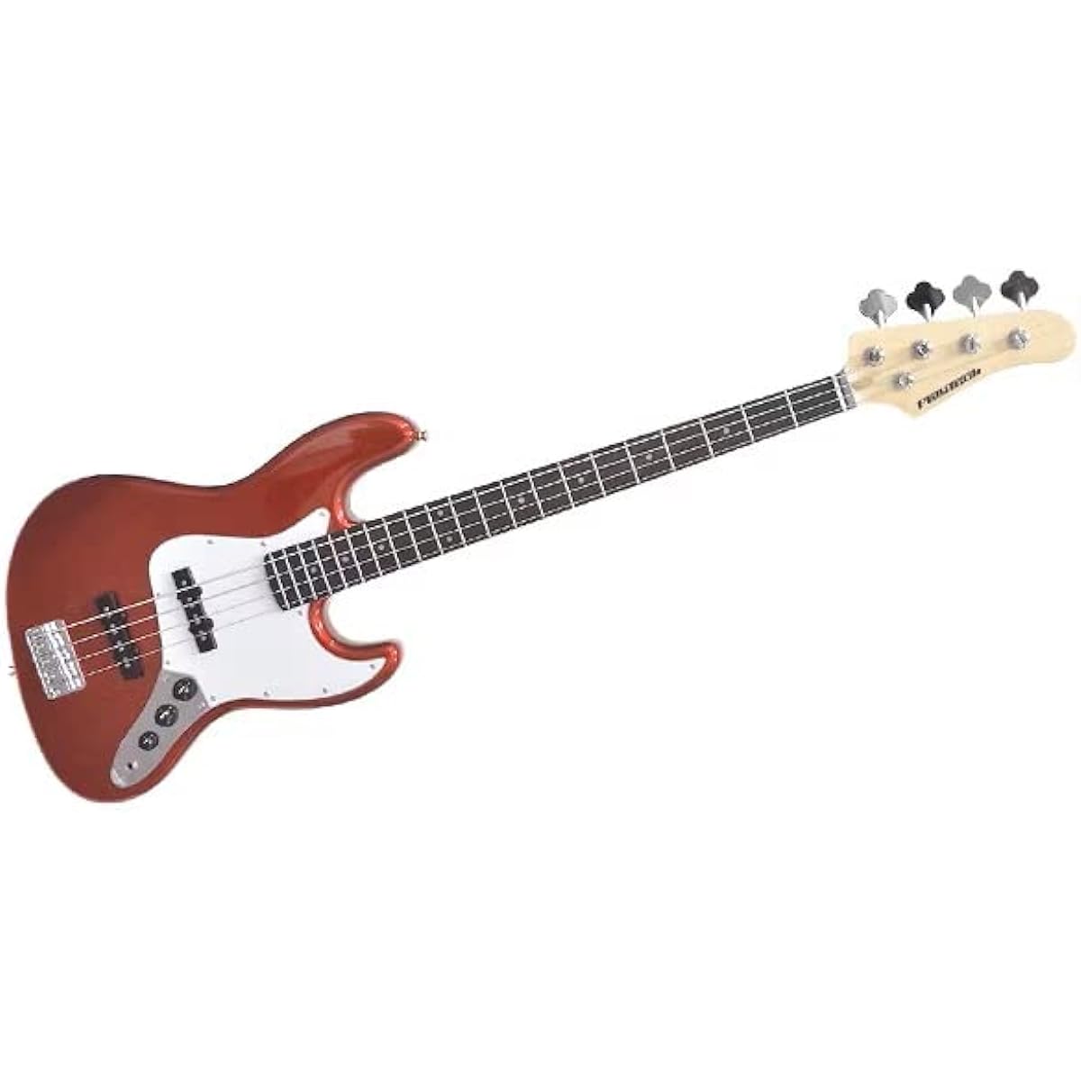 PLAYTECH Electric Bass JB Type METALLIC RED
