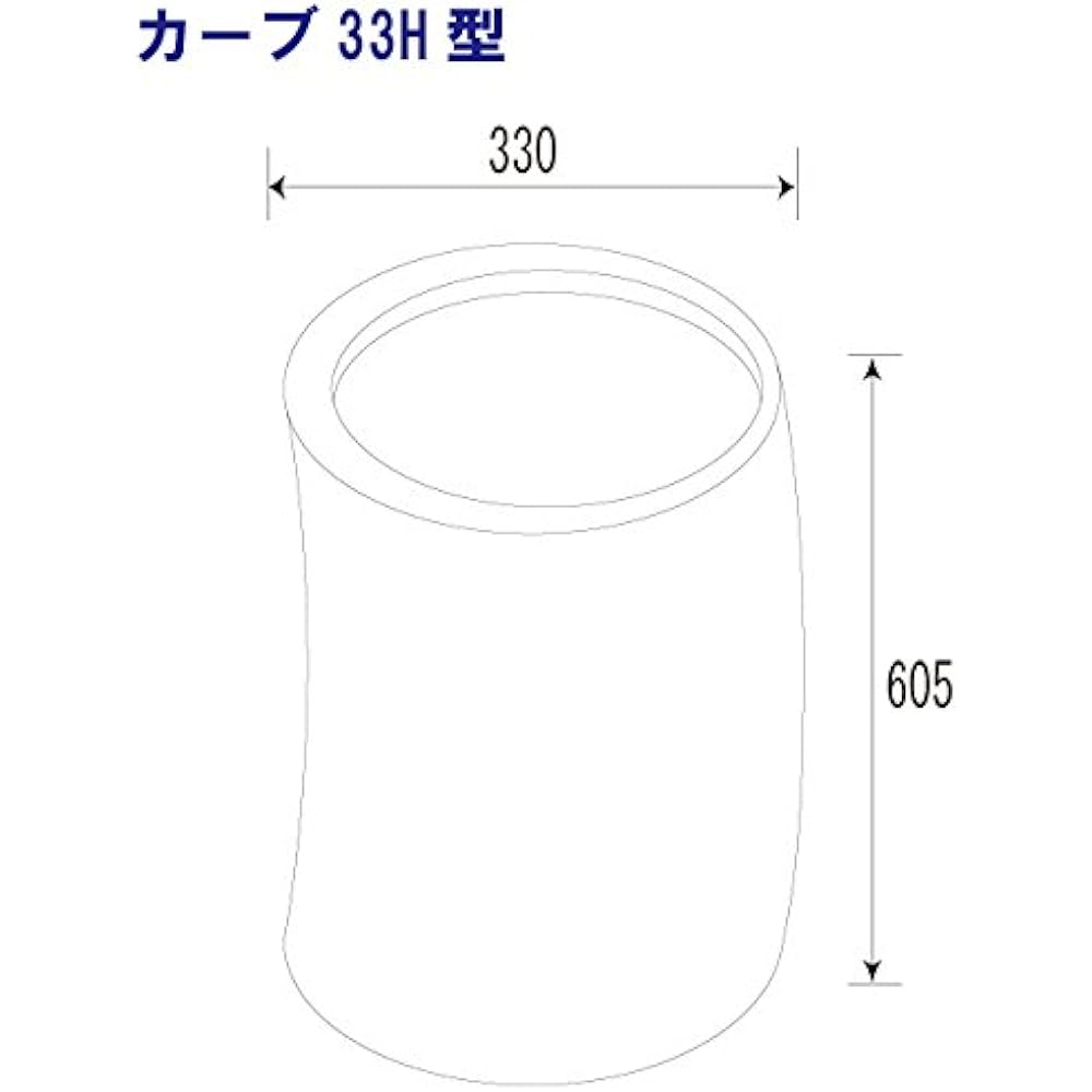 Daiwa Plastic Curve 33H Type 45L Black
