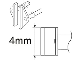 HAKKO Hot Tweezer Tip 4L Type SOP Compatible for FX-8804 A1390