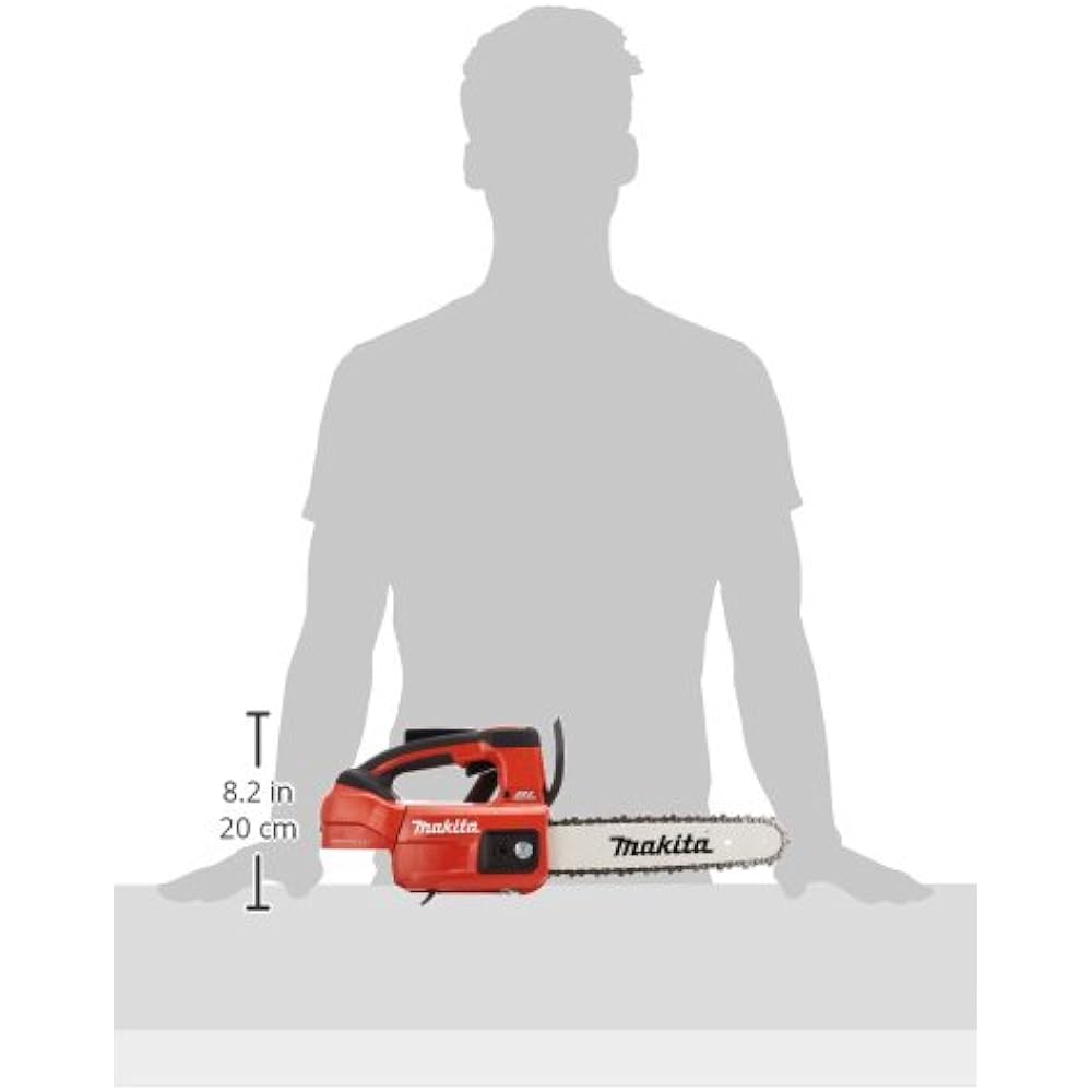 Makita Rechargeable Chainsaw Guide Bar 250mm Red 18V Battery Charger Sold Separately MUC254DZR