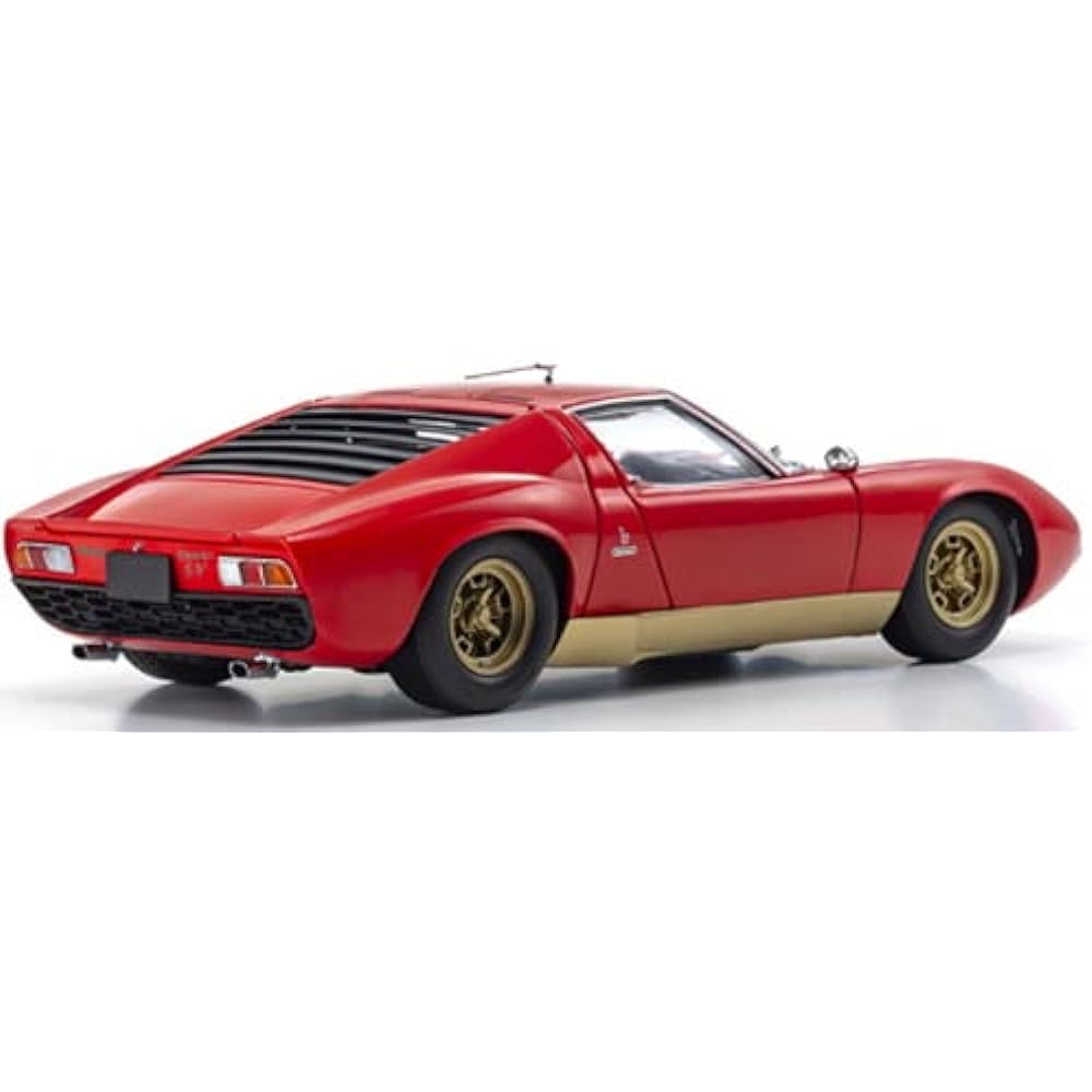 Kyosho Original 1/18 Lamborghini Miura P400SV Red/Gold Completed Product Resale KS08317RG