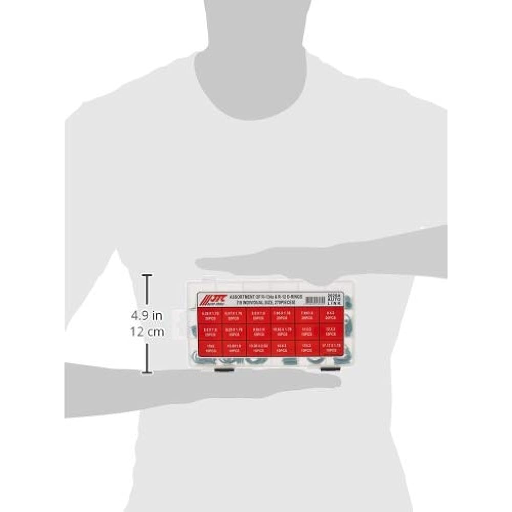 JTC General Purpose O-ring Set A/C Air Conditioner O-ring Set for R12/R134a Denso Calsonic Zexel JTC2020A
