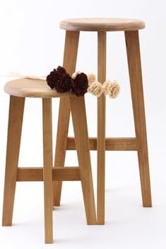 Matsunoya wooden round chair small