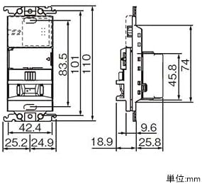 Panasonic Wall-mounted automatic switch with heat ray sensor Light Bronze [Made to order] WTK18116F2K
