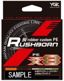 YGK Yotsuami PE Line Tai Rubber Custom PE Bone Rush WX8 0.4-1 300m