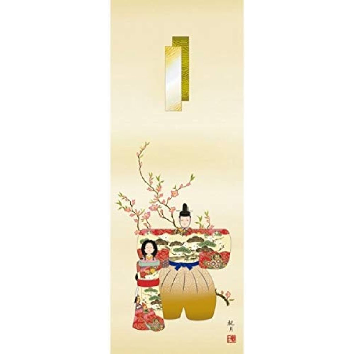Kanzuki Moriyama's "Rising Hina (Shaku Sanli)" print + hand color