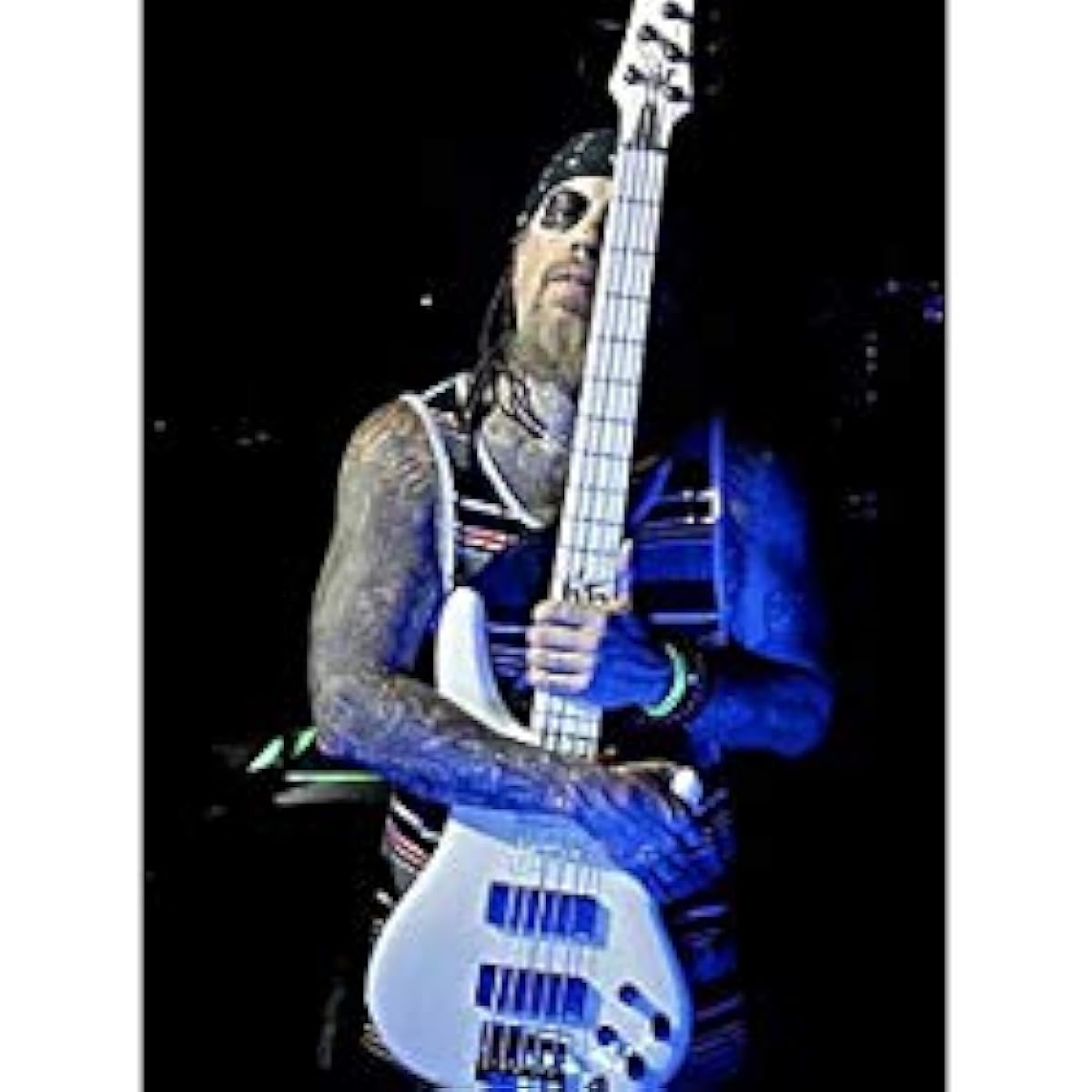 DR 5-string electric bass strings NWB5-45 Hi-Def NEON WHITE