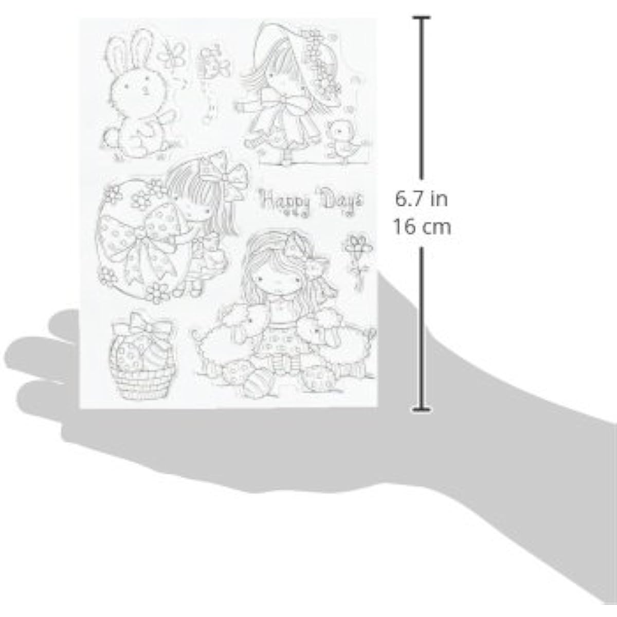 Penny Black 30-334 Easter Parade 5 x 7 Clear Stamps by Penny Black