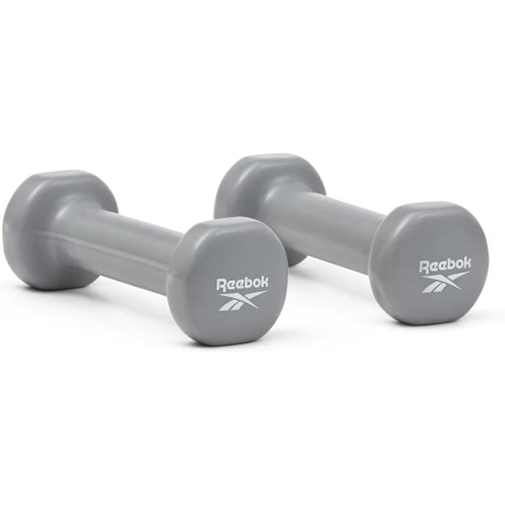 Reebok Dumbbell Set of 2 Pair Muscle Training Kintore Training Soft Coating