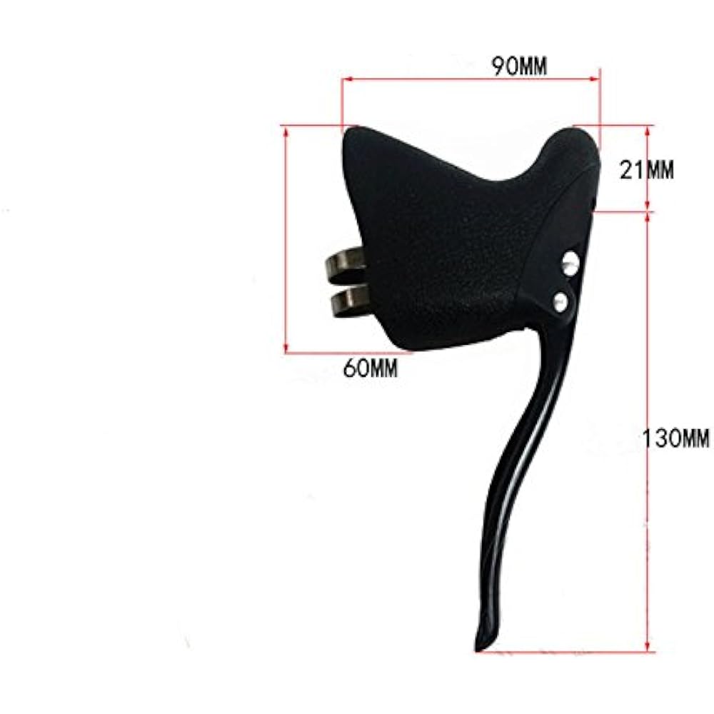 UPANBIKE Road Bike Brake Lever Track Bike Bicycle Handlebar Brake Lever Set (Black)