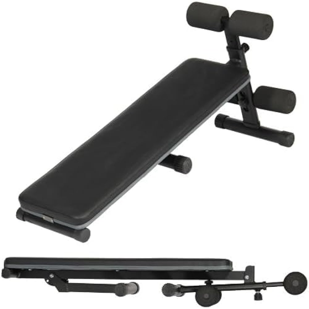 Leading Edge Multi Sit Up Bench Flat Bench 2WAY Foldable Compact Load Capacity 110kg Abdominal Exercise Bench LE-B40