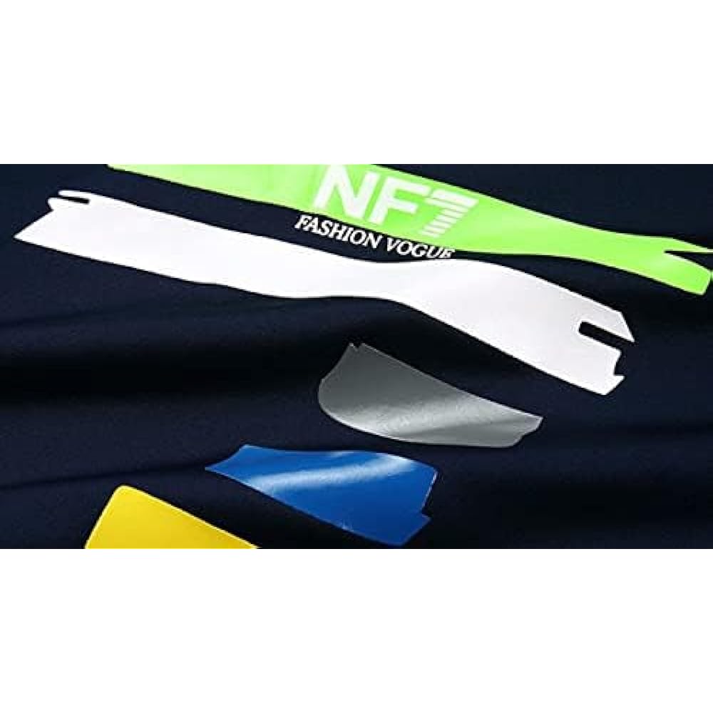 RICKYxRICKY Men's Sweat Setup Top and Bottom Jersey Sweatshirt with Logo 2 Piece Set Colorful