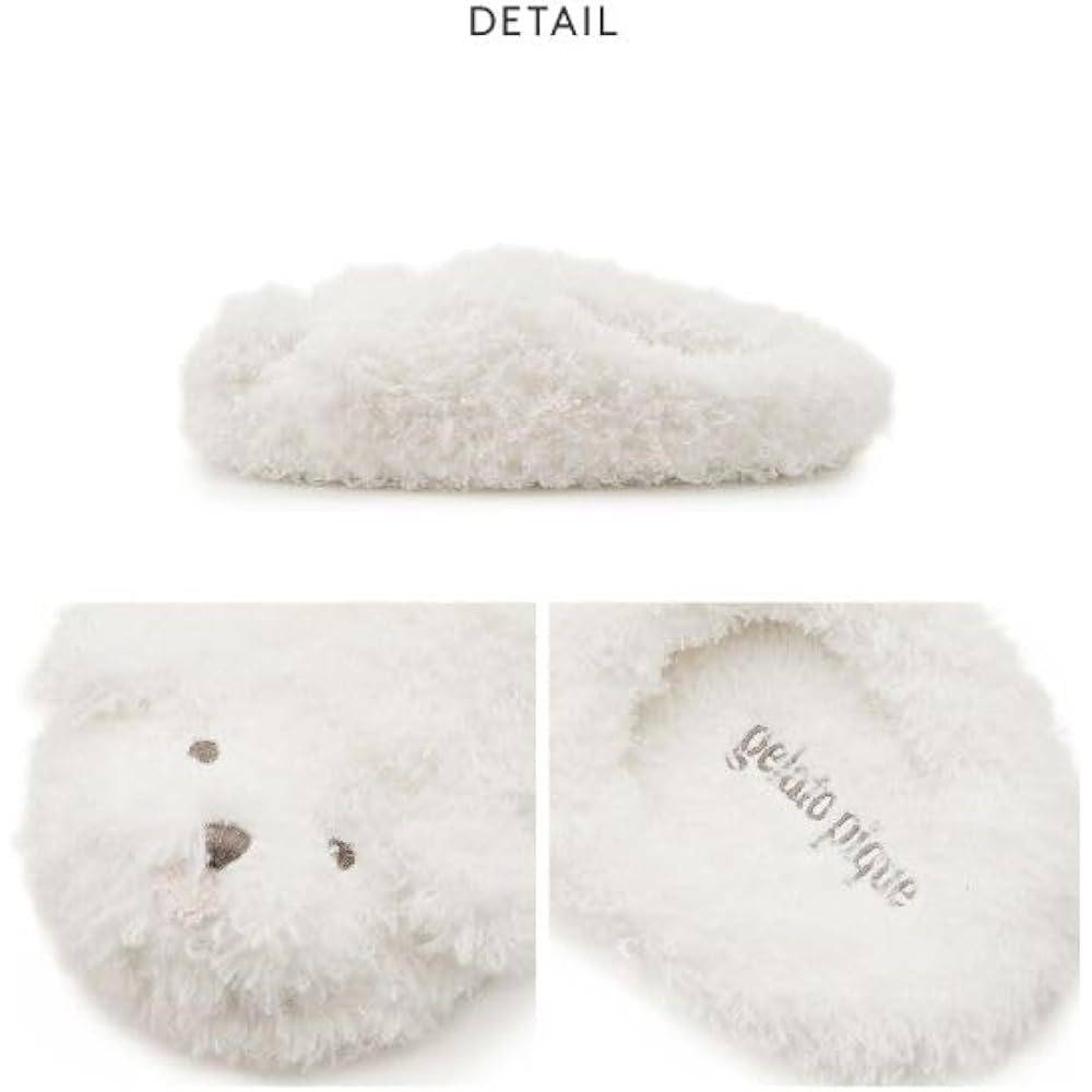 gelato pique women's bichon frize room shoes gelato (OW-off white, Free)