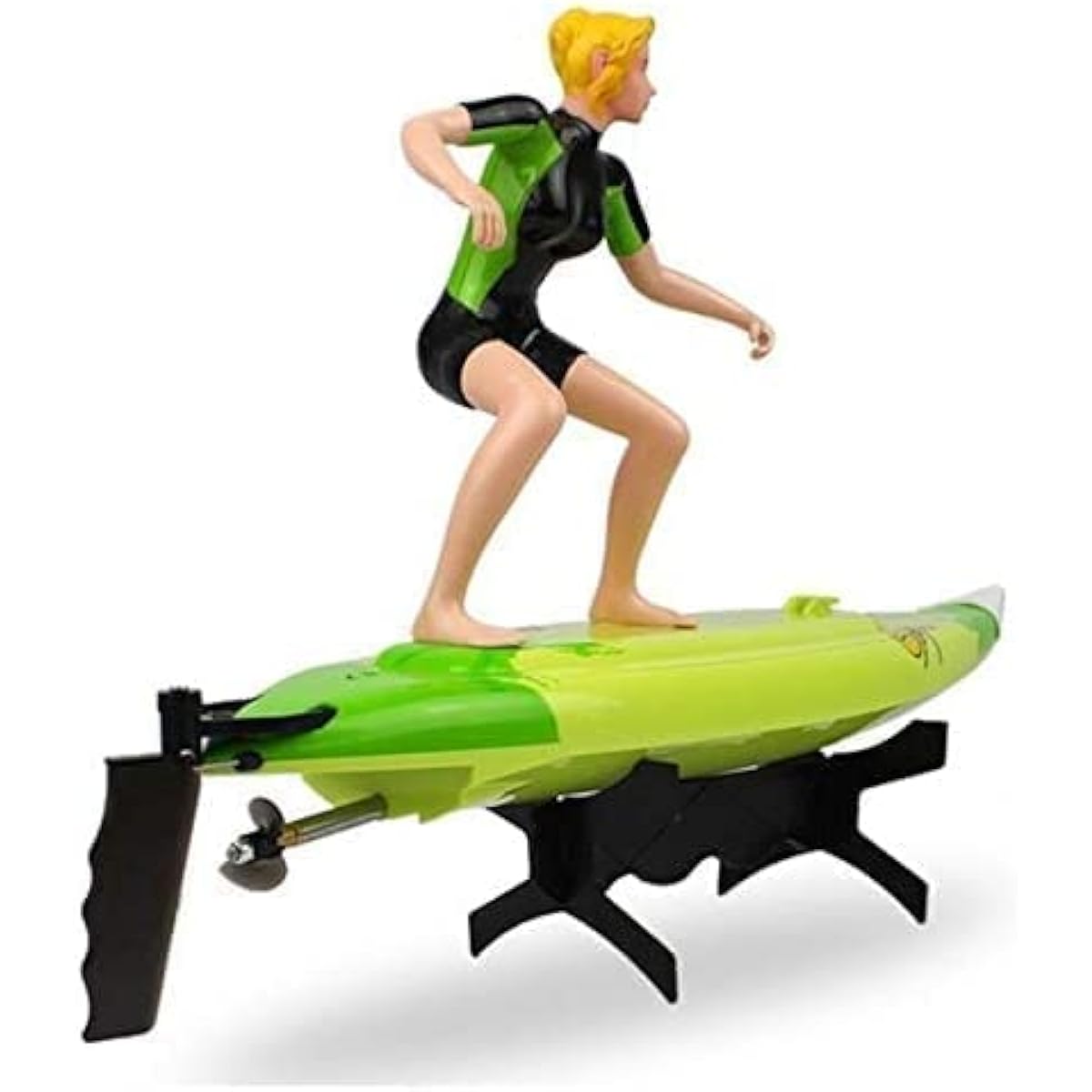 RC High Speed Surfboard 30km/h + Remote Control Boat 2.4G Extreme Surfing Figure Fun Speed Boat Water Toy (Color Character Style Random)