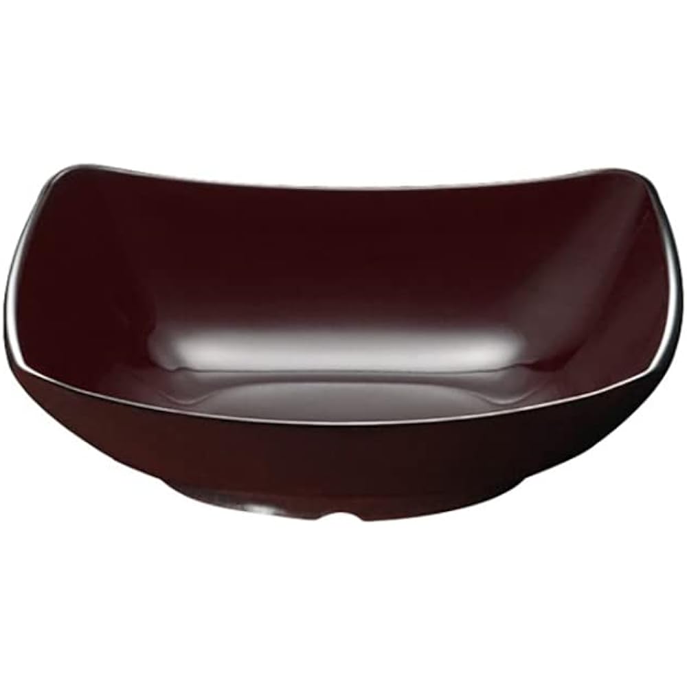 MARUKEI Double square small bowl 13.9 x 7 x H4.2cm 170ml White Made in Japan Break-resistant Dishwasher safe Stackable "Crysta" E139 IWD Set of 10 [Commercial use set]