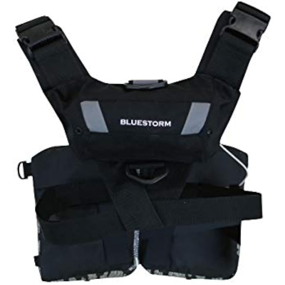 Bluestorm Inflatable Life Buoy [With Water Sensing Function] Black BSJ-LR02