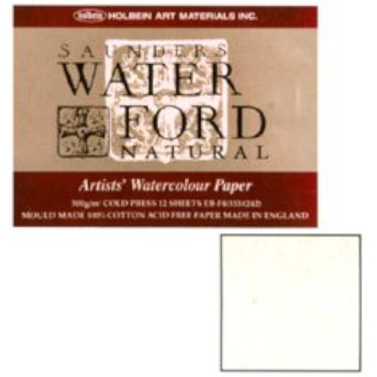 WATERFORD Watercolor Paper Natural Block EB-F8