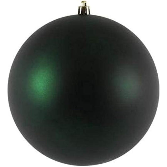 Vickerman 480000-2.4" Midnight Green Matte Ball Christmas Tree Ornaments (24 Pack) (N590674DMV)