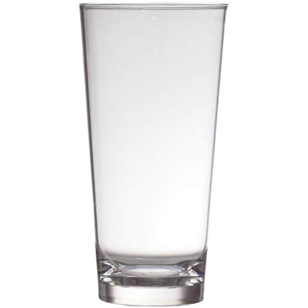FOYER Unbreakable Vase Flower Base Polycarbonate Stylish Height 30 cm Width 15 cm Large 2300074
