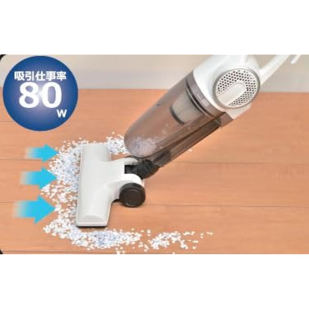 FUKAI Stick & Handy Cleaner | Lightweight, powerful suction, easy charging, 3 types of nozzles included, car interior cleaning, desk area FSC-211