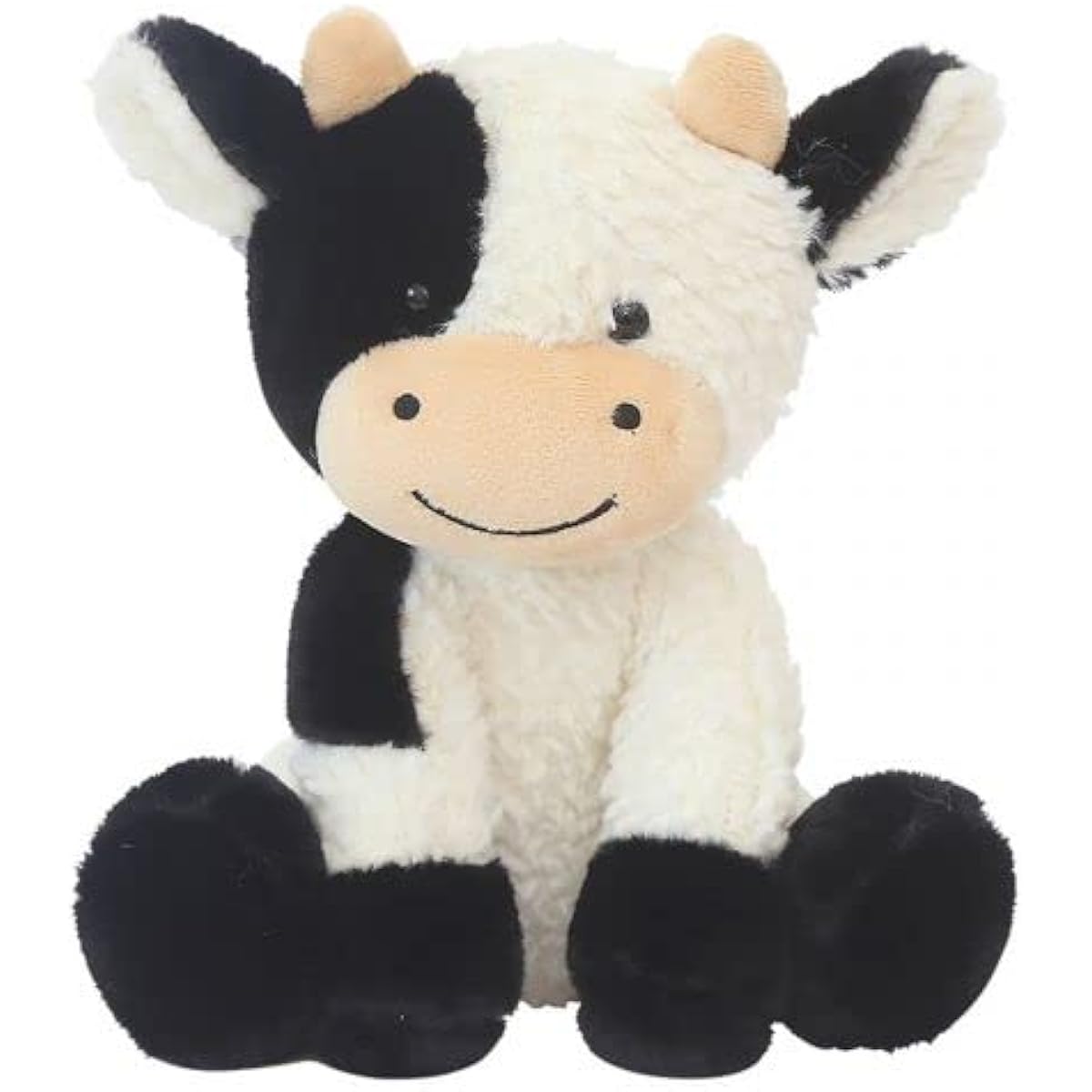 BSVOME 9" Cow Stuffed Animal Soft Plush Cute Cow Doll for Boys and Girls