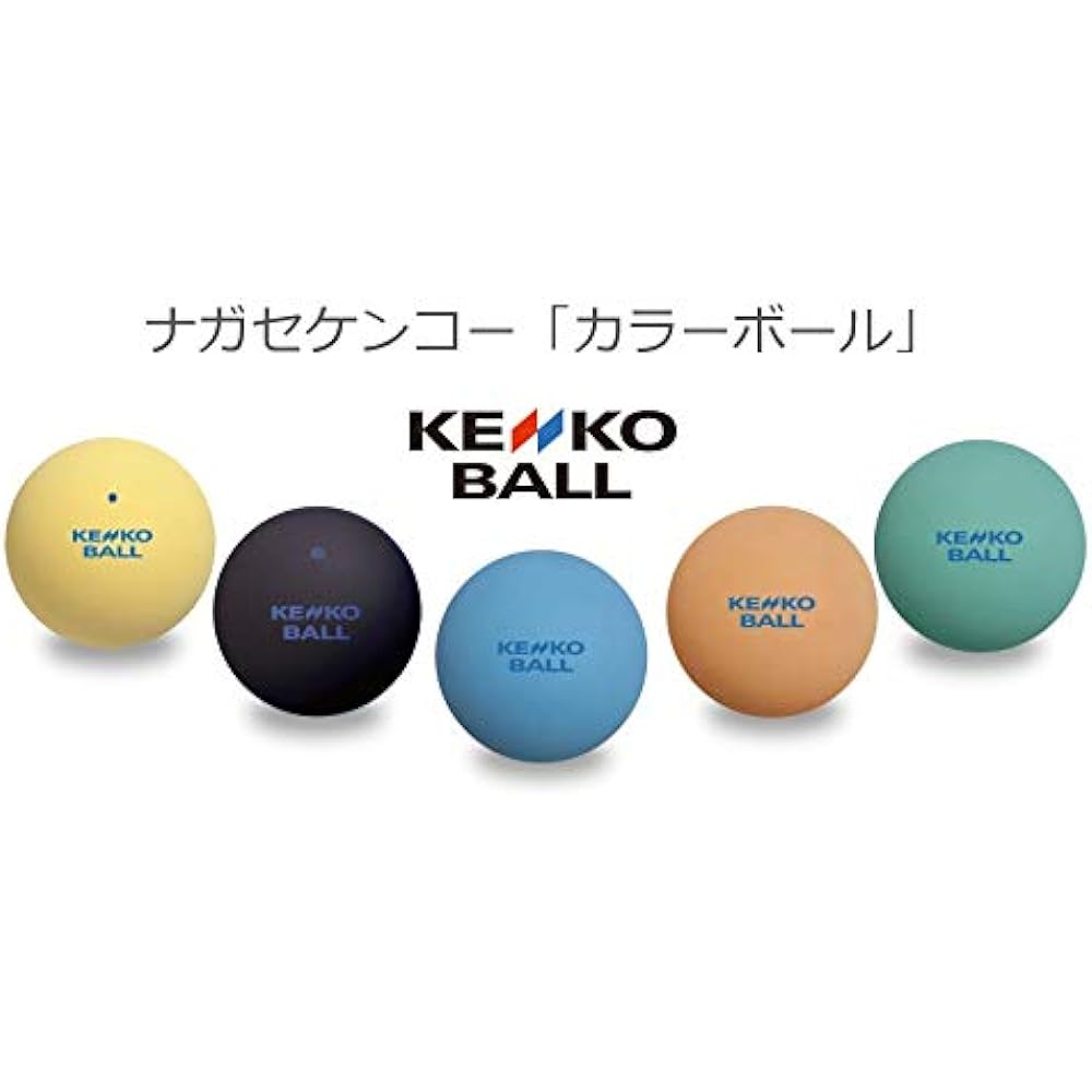 Nagase Kenko Kenko Soft Tennis Practice Balls Standard Blue 1 Dozen (12 Pieces) TSSBL-V