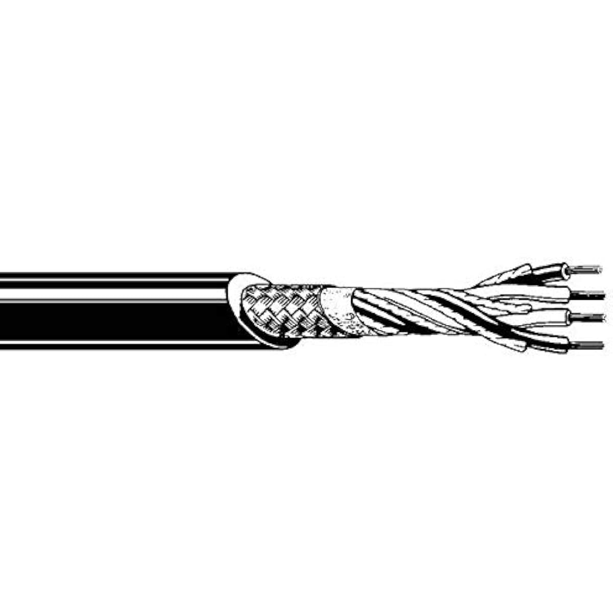 CANARE L-4E6S XLR Microphone Cable (40m, black)