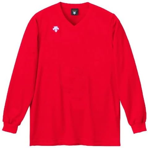 [DESCENTE] Long Sleeve Game Shirt Volleyball V Neck Junior Suitable Practice One Point Classic Dry Stretch Unisex Men Women Junior