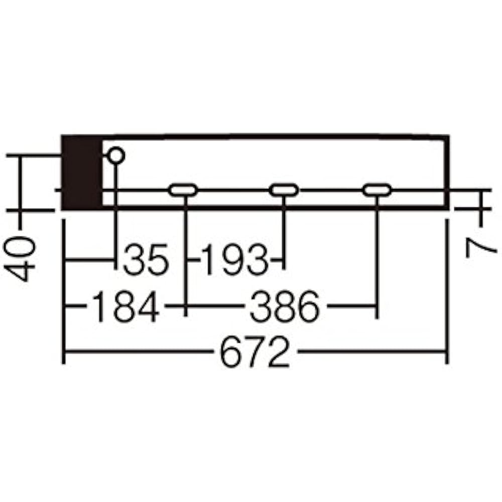 Panasonic LED Slim Line Light Ceiling Wall Direct Mounted Power On Light Bulb Color LGB50818LE1