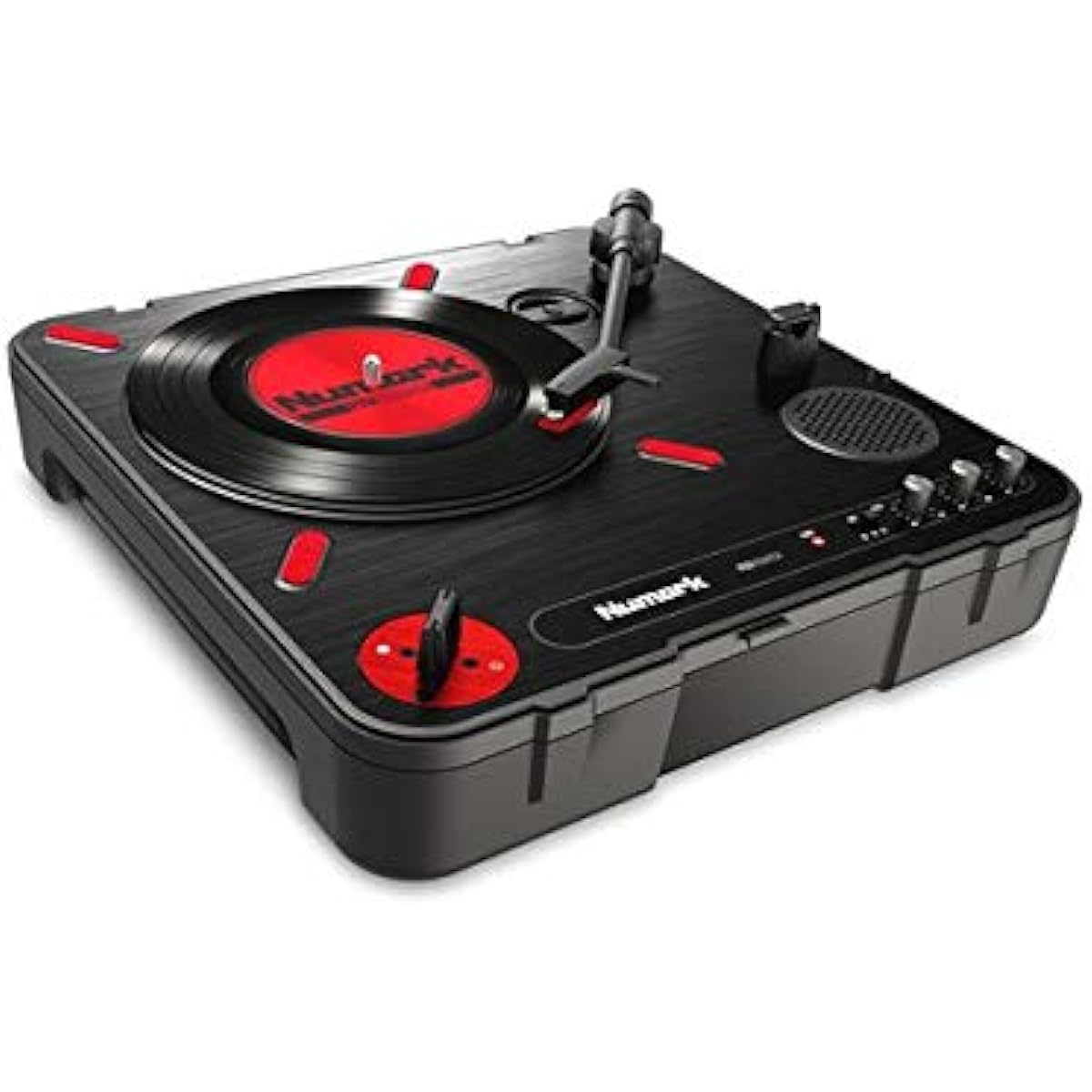 Numark Scratch Turntable with Built-in Speaker and Battery Compatible PT01 Scratch