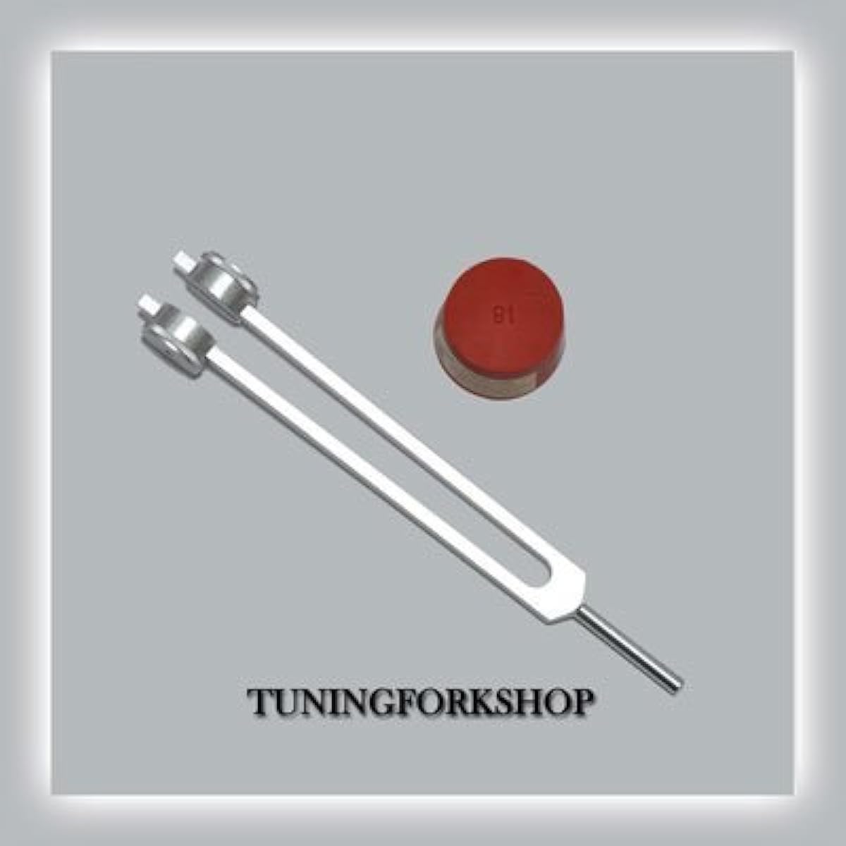 TFS Tuningforkshop Low Om 68.05 Hz Tuning Fork for Healing with Activator and Pouch