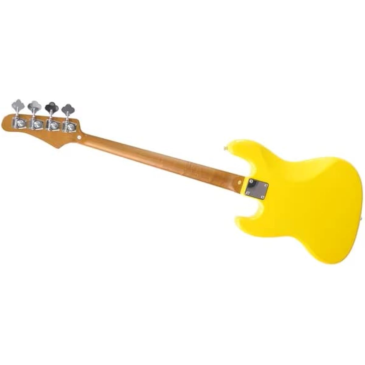 PLAYTECH Electric Bass Jazz Bass Type Yellow [Carbonized Maple Neck]