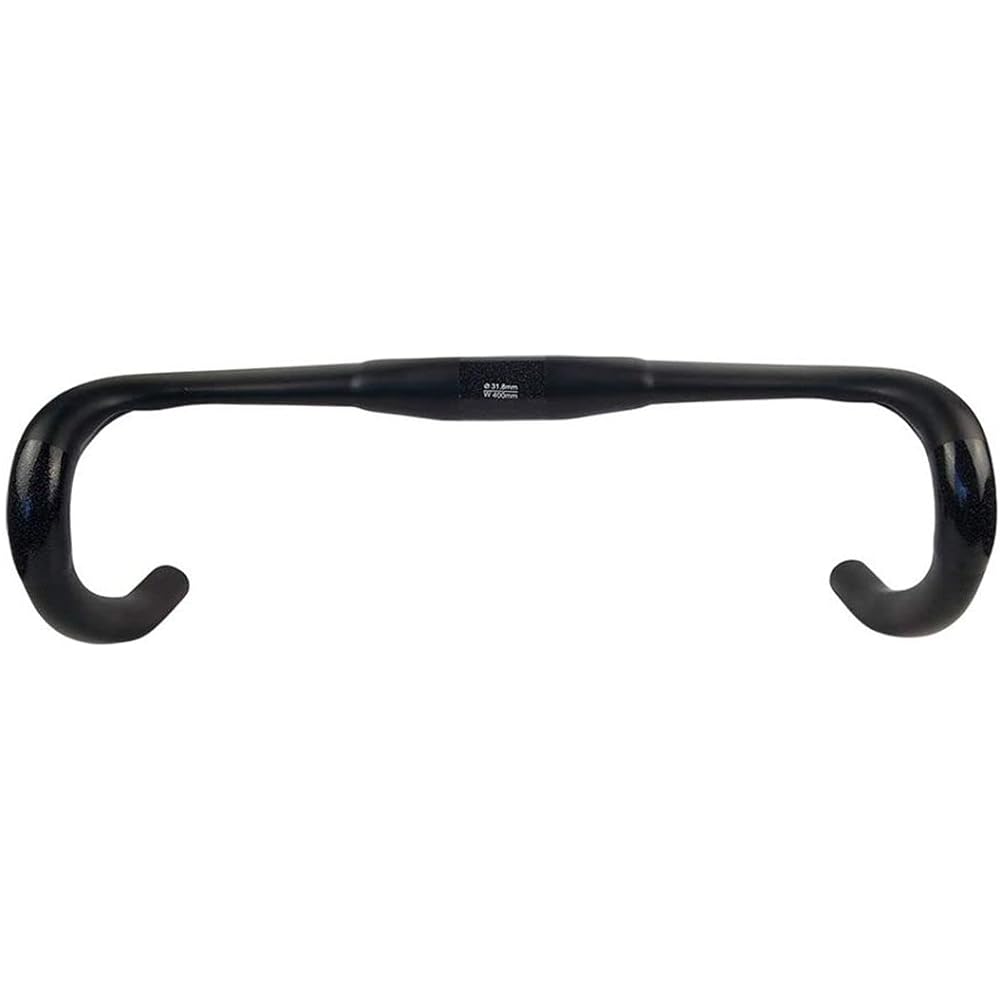 Carbon Handlebar Road Bicycle Handlebar Aero Handlebar Drop Bar Reach 79.4mm Drop 123.5mm Diameter 31.8mm Ultra Light Aerodynamic Road Bar Integrated Ergonomics