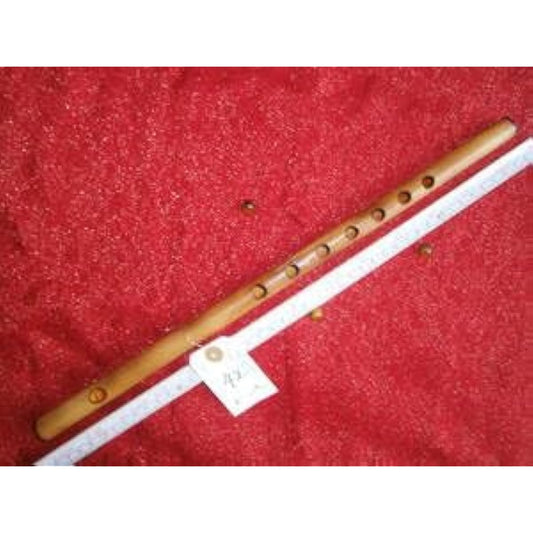 42 For beginners, burnt bamboo, transparent finish, classical style, seven holes, seven tuning, made by Negishi Shinobue Workshop