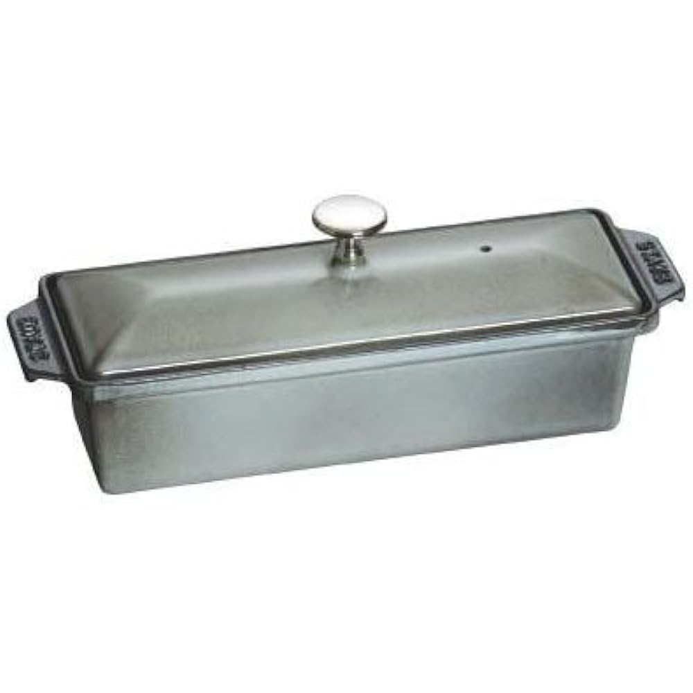 Staub "Terrine Black 30x11cm" Terry Pot Type IH Compatible [Authorized Japanese Product] Specialty 40509-575