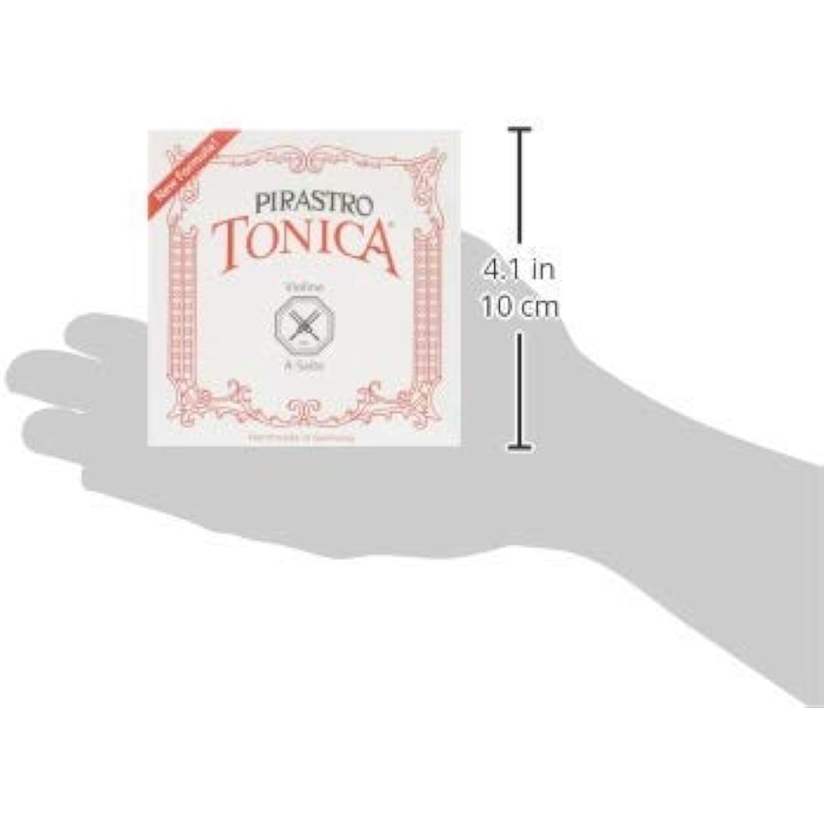 Violin Strings PIRASTRO TONICA Tonica 4/4 Size 4 String Set (E String: Loop #3128 Silvery)