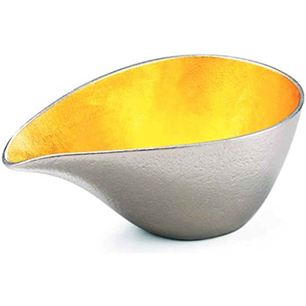 [Wrapping with Nousaku Japanese paper] Katakuchi - Medium (1 cup) - Gold leaf