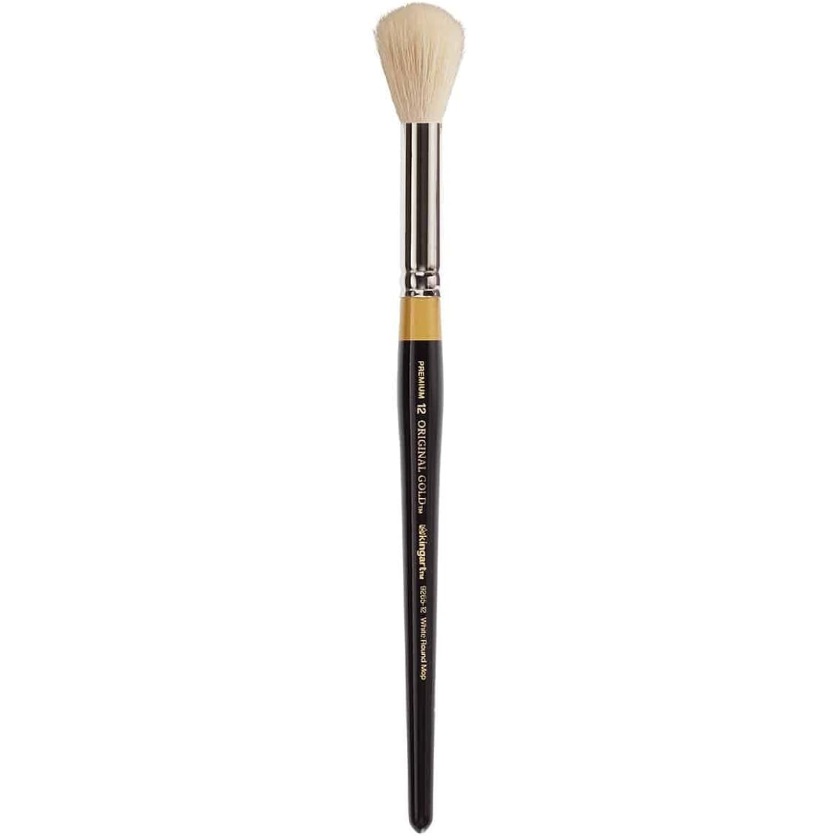KINGART Original Gold Specialty 9265 Series Round Mop Artist Brush Super Soft Natural (12)