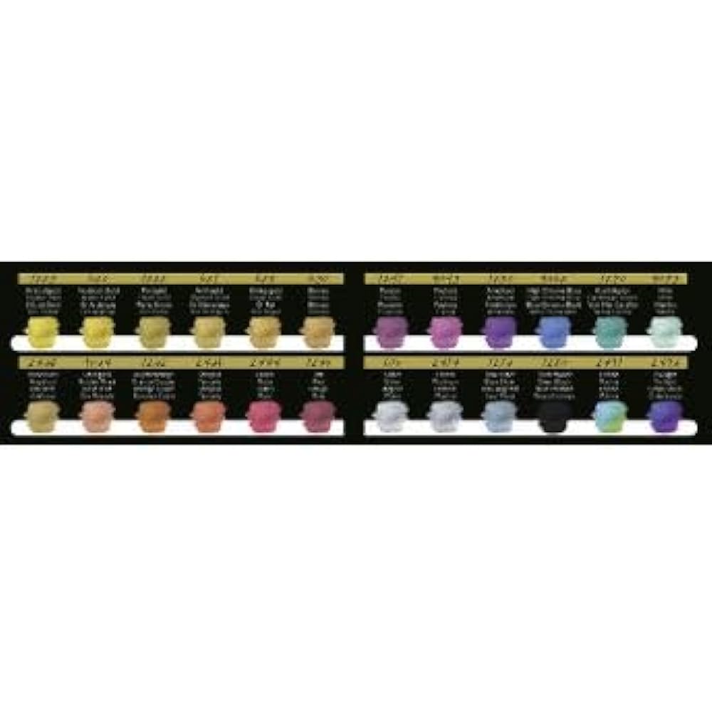 Finetech Pearlescent Color F2400 Pearl Color 22 Colors + Flip-Flop Color 2 Color Set 610605
