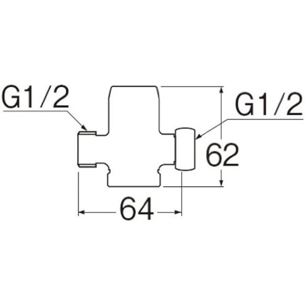 SANEI Piping Parts Mini Pressure Reducing Valve for Water Stopping Part Installation V7110-1-13
