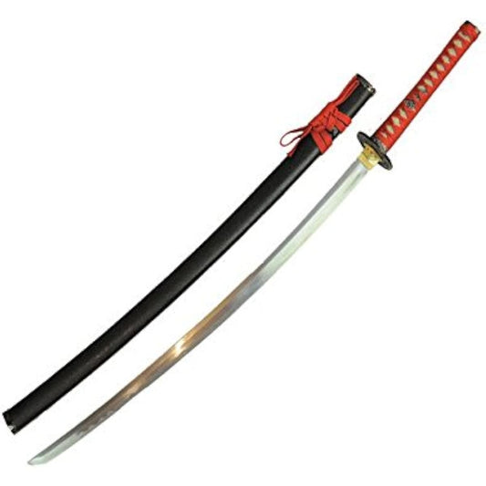 me (Red Thread) Japanese Sword Sword Sword Cosplay Collection Father's Day For Photography Sengoku Samurai For Admiration For Theater For Costume Display Boys' Festival Children's Day Movie Goods Props Stage Historical Drama Anime Samurai General Samurai