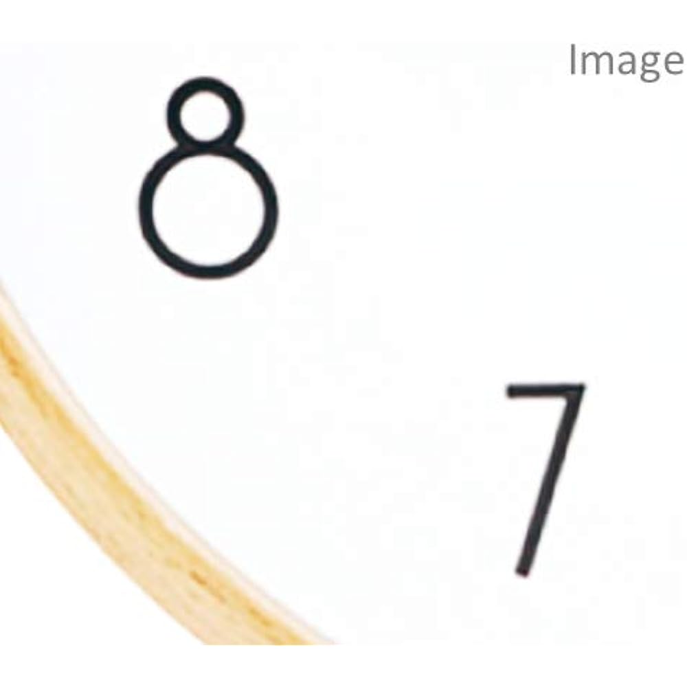 Creer Wall Clock CAMPAS Campus Wall Clock L White 4×31×31cm